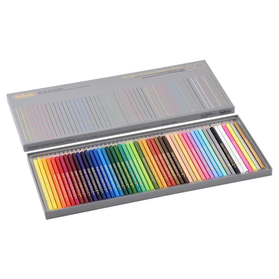 Holbein Crayons de couleurs_Ensemble de 50