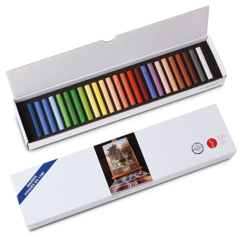Ensemble de 25 pastels Mixte