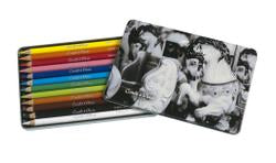 Ensemble de 12 crayons pastel