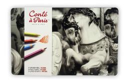 Ensemble de 24 crayons pastel