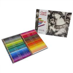 Ensemble de 48 crayons pastel