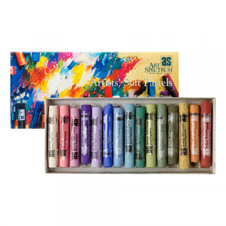 Ensemble de 15 pastels Standard Ensemble Paysage
