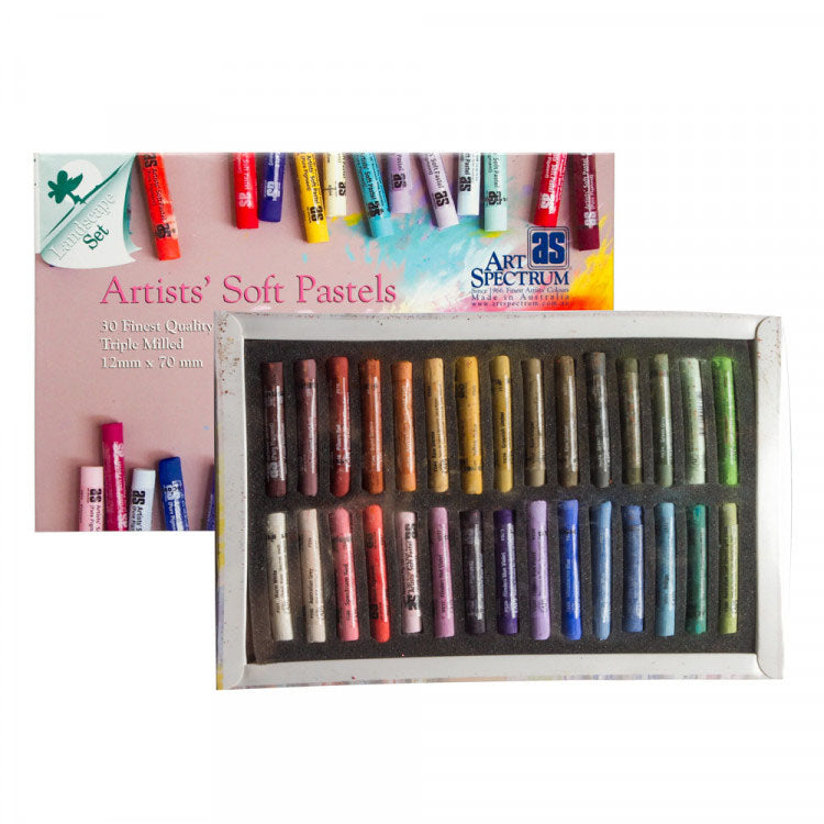 Ensemble de 30 pastels Standard Ensemble Paysage