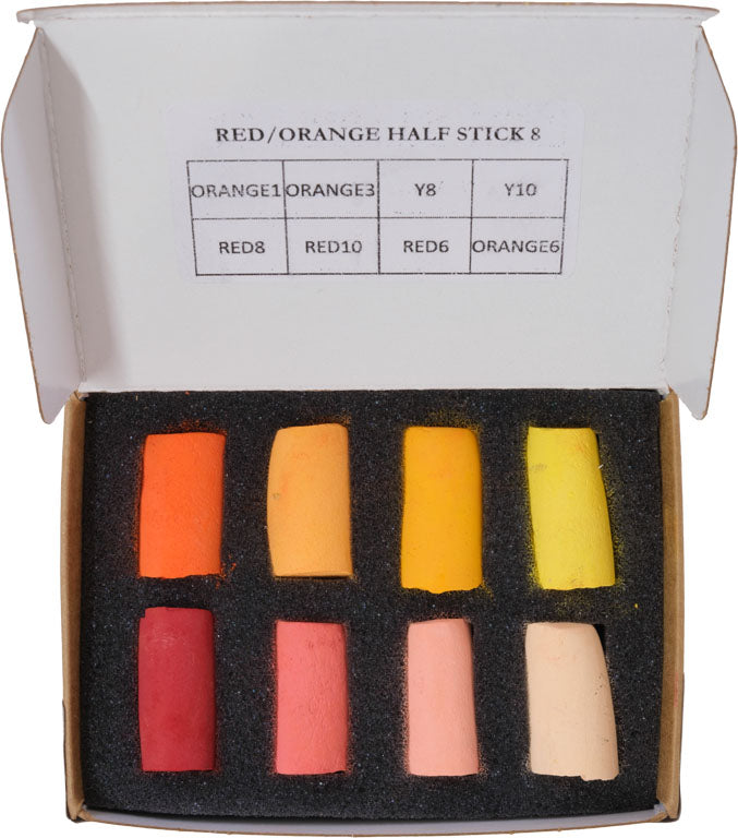 Demi-Pastels  Rouge/Orange 8