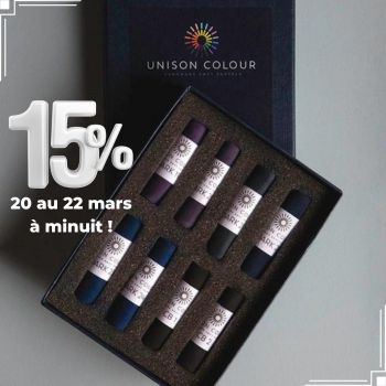 Rabais de 15 % pour l'ensemble  de pastel Midnight de Unison Colour
