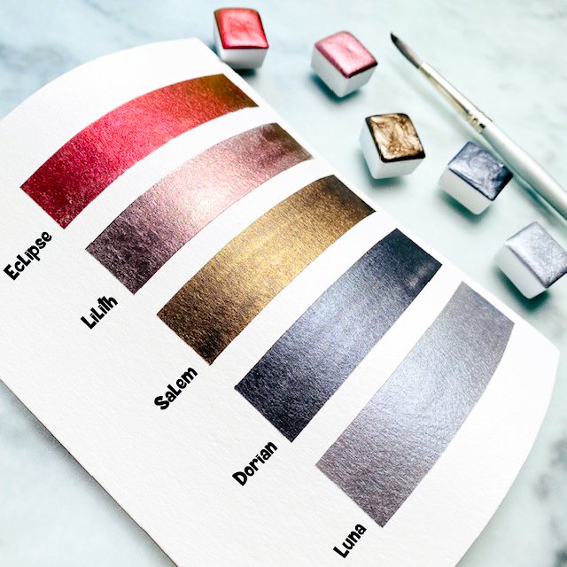 Aquarelles Darkside | Pop Pigments