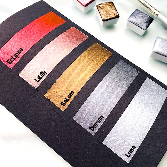 Aquarelles Darkside | Pop Pigments