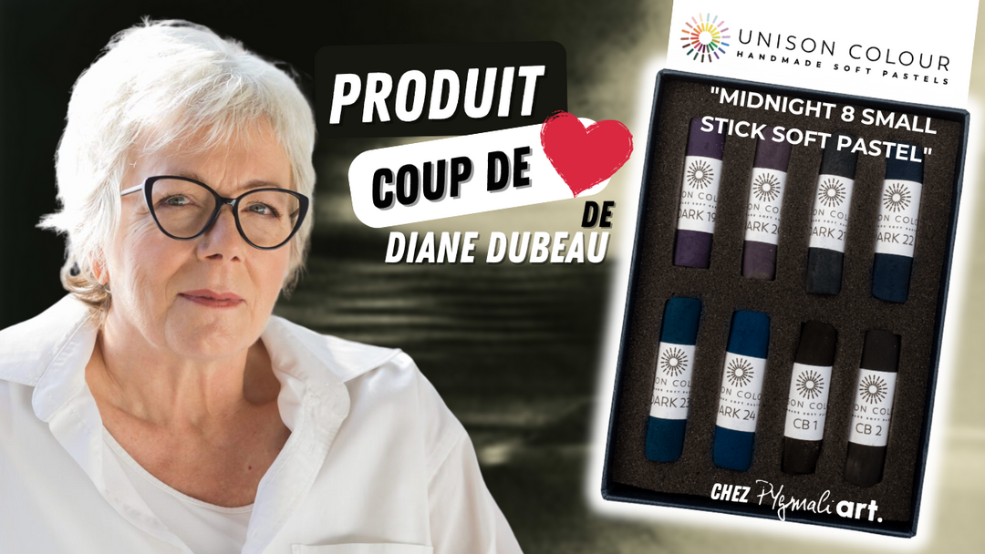 Pastels Set - "MIDNIGHT 8 Small Stick Soft Pastel" - Unison Color