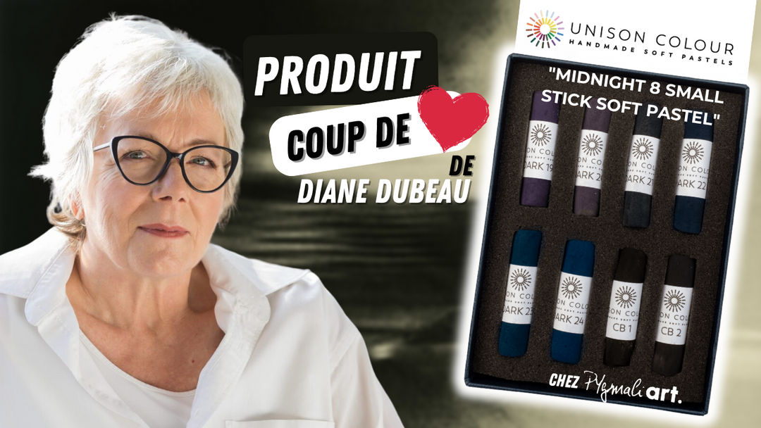 Ensemble de Pastels - "MIDNIGHT 8 Small Stick Soft Pastel" - Unison Colour