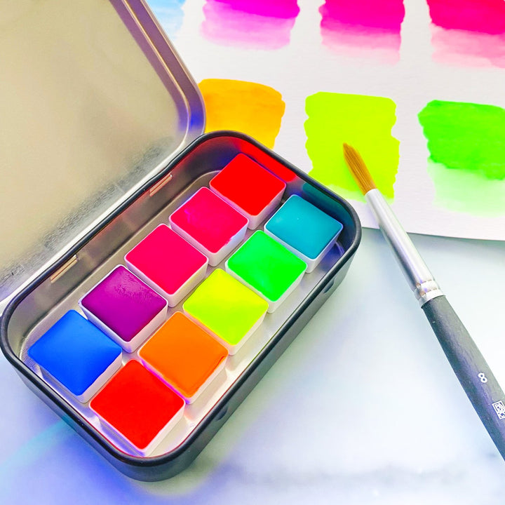 Aquarelles Fluorescentes | Pop Pigments