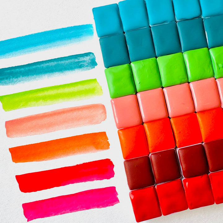 Aquarelles « Caraïbes » | Pop Pigments