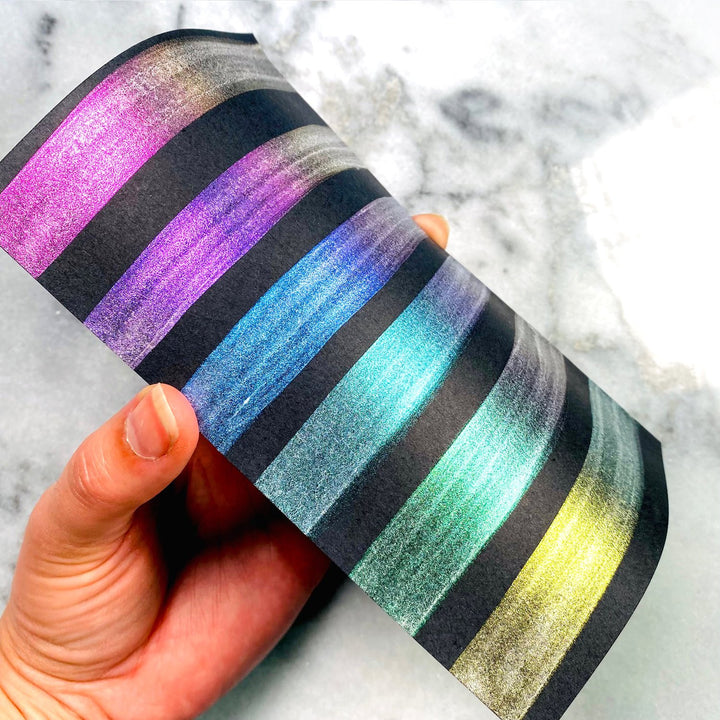 Aquarelles Blanches Iridescentes | Pop Pigments