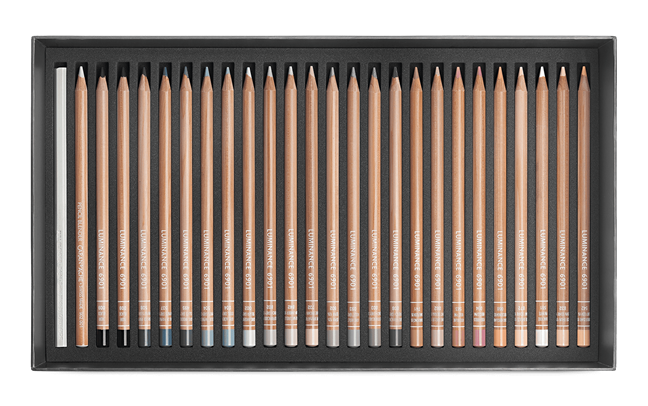 Ensemble de 100 crayons de couleur Luminance Caran D'Ache