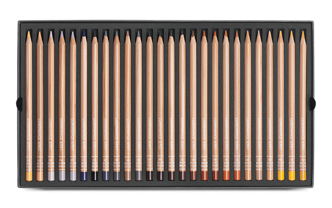 Ensemble de 100 crayons de couleur Luminance Caran D'Ache