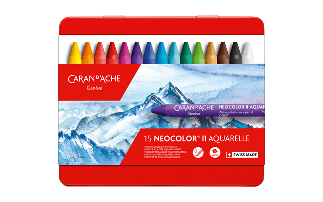 Boîte de 15 Pastels NEOCOLOR™ II – Caran d’Ache