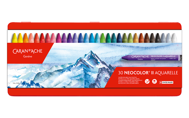 Boîte de 30 Pastels NEOCOLOR™ II – Caran d’Ache