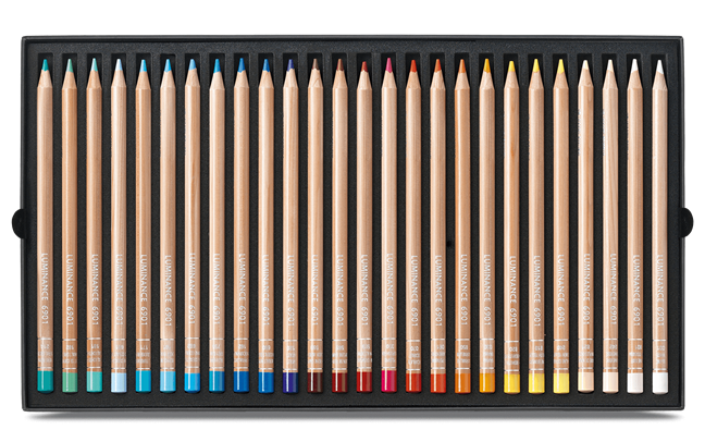 Ensemble de 76 crayons de couleur Luminance Caran D'Ache
