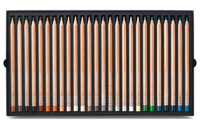 Ensemble de 76 crayons de couleur Luminance Caran D'Ache