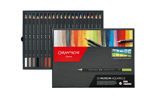 Museum Aquarelle - 20 couleurs paysage - Caran d’Ache