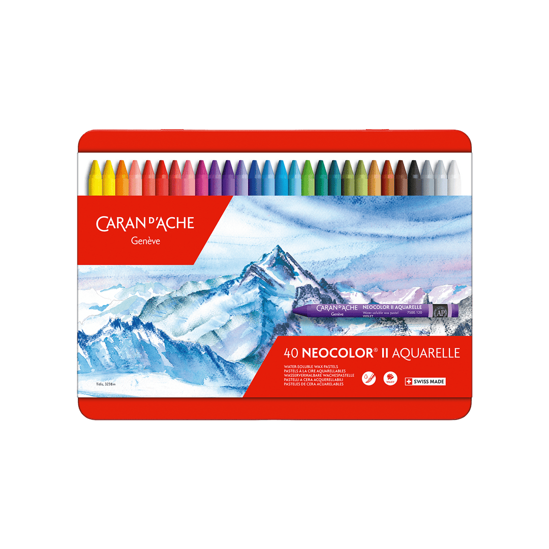 Boîte de 40 Pastels NEOCOLOR™ II – Caran d’Ache