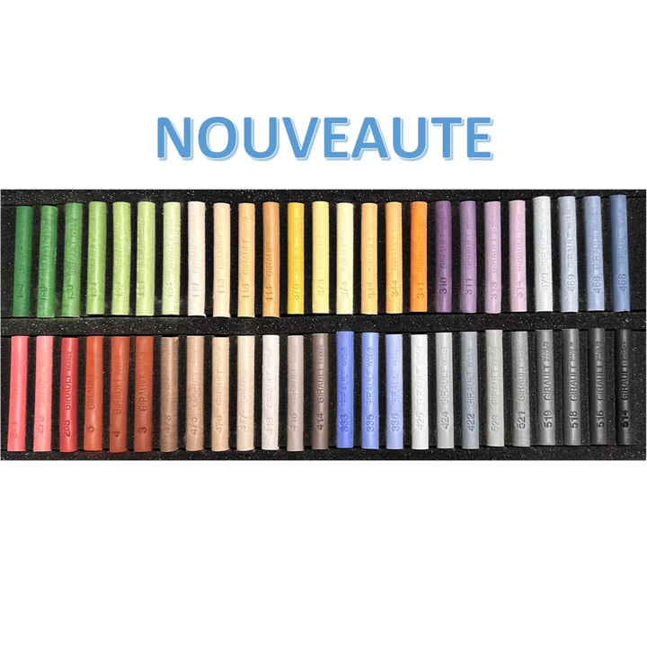 Ensemble de 50 pastels-Complément Harmonie 2 -Pastels Girault