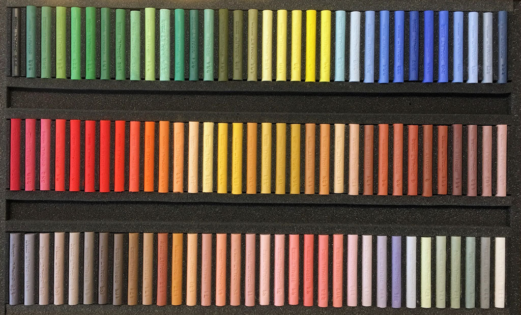 Ensemble de 102 pastels Mixte