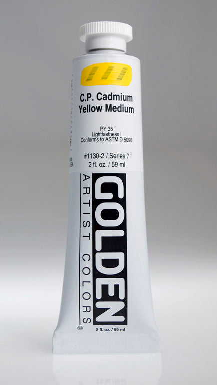 Peinture Acrylique GOLDEN® Jaune de Cadmium Medium