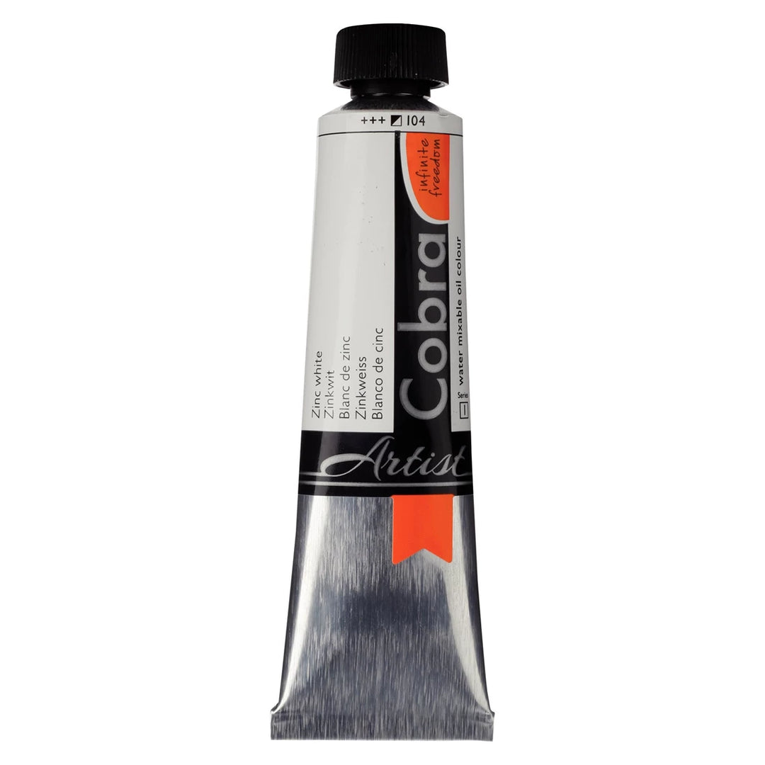 PEINTURE HUILE COBRA ARTIST BLANC DE ZINC - 40 ML