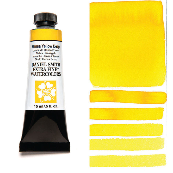 Peinture aquarelle Daniel Smith - Jaune Hansa Foncé - 15 ml - Série 1