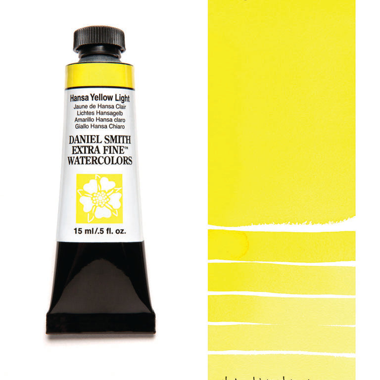 Peinture aquarelle Daniel Smith - Jaune Hanse Clair - 15 ml - Série 1