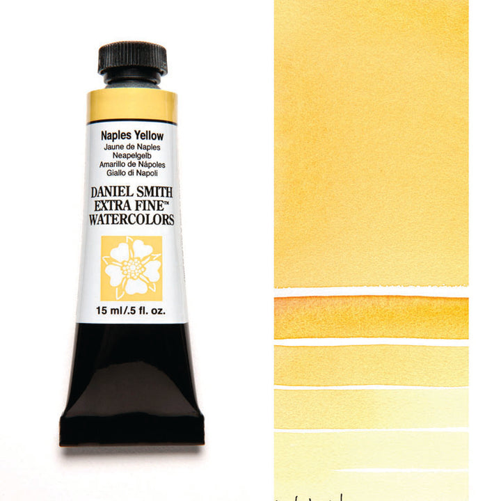 Peinture aquarelle Daniel Smith - Jaune de Naples - 15 ml - Série 1