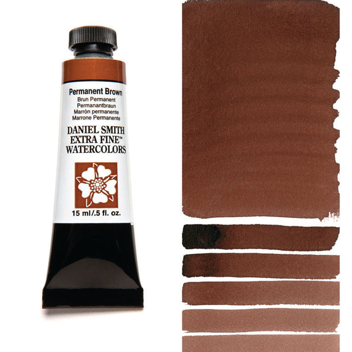 Peinture aquarelle Daniel Smith - Brun Permanent - 15 ml - Série 2