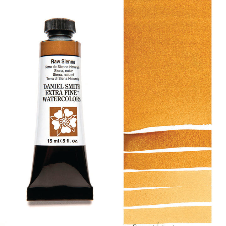 Peinture aquarelle Daniel Smith - Terre de Sienne Naturelle - 15 ml - Série 1