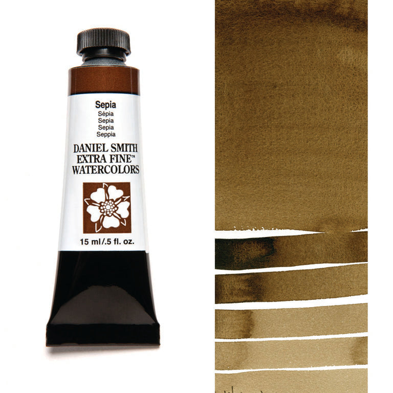 Peinture aquarelle Daniel Smith - Sepia - 5 ml - Série 1