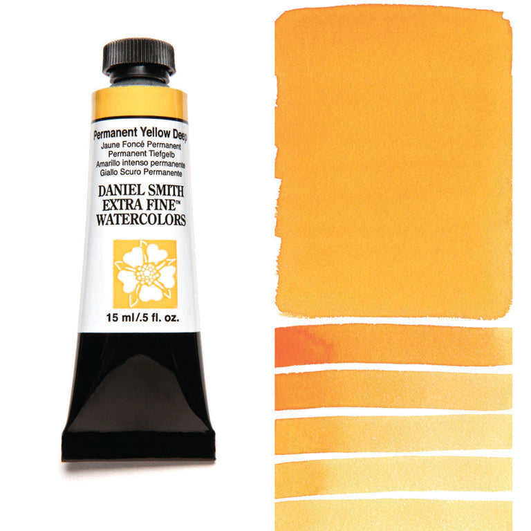 Peinture aquarelle Daniel Smith - Jaune Permanent Foncé - 15 ml - Série 2