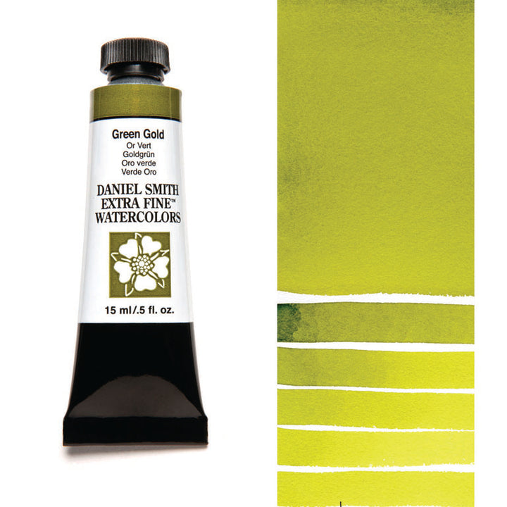 Peinture aquarelle Daniel Smith - Or Verdâtre - 15 ml - Série 2