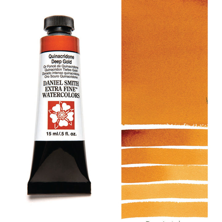 Peinture aquarelle Daniel Smith - Quinacridone Or Foncé - 15 ml - Série 2