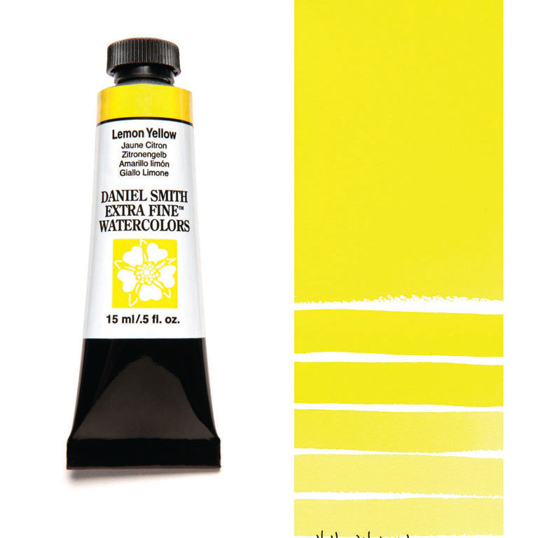 Peinture aquarelle Daniel Smith - Jaune Cotron - 15 ml - Série 1