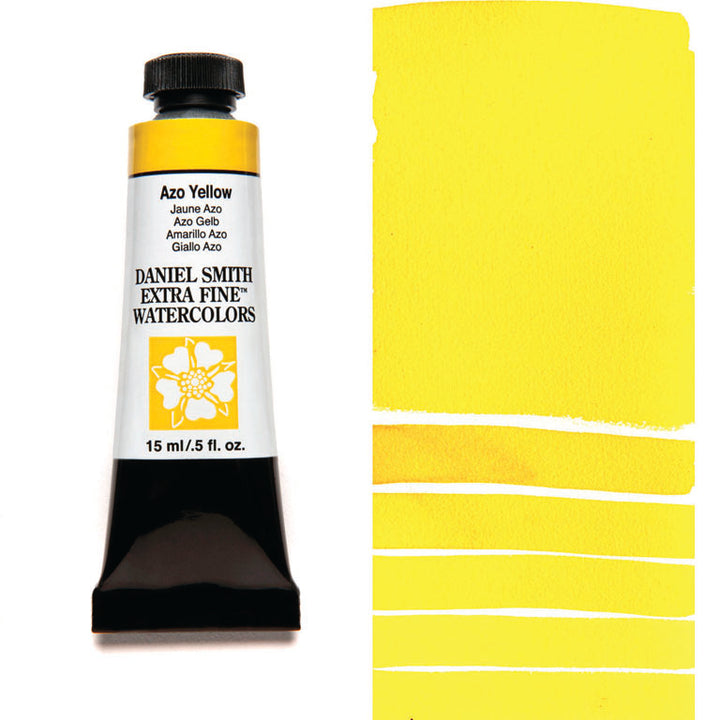 Peinture aquarelle Daniel Smith - Jaune Azo - 15 ml - Série 3