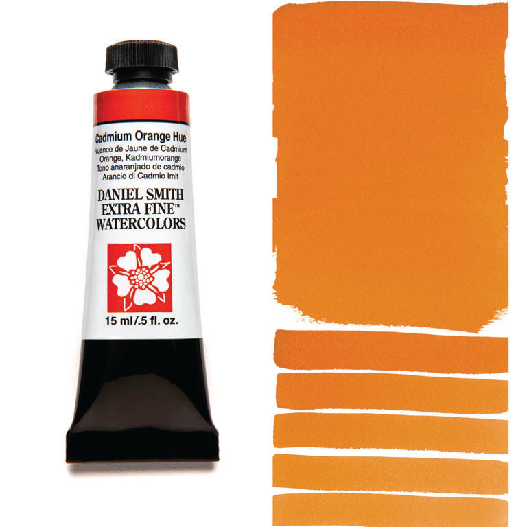 Peinture aquarelle Daniel Smith - Ton d'Orange de Cadmium  - 15 ml - Série 3