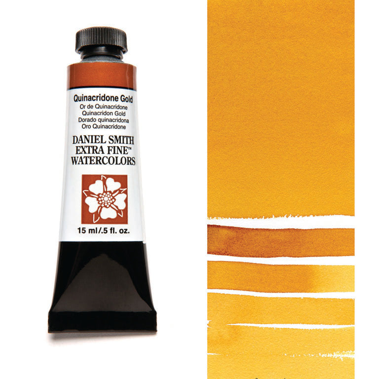 Peinture aquarelle Daniel Smith - Quinacridone Or  - 15 ml - Série 2