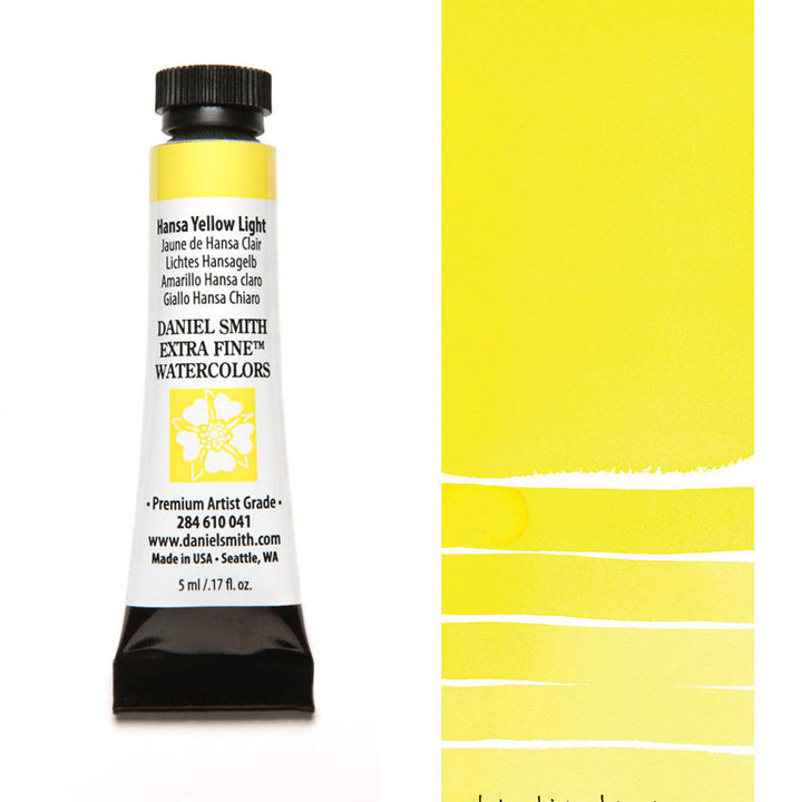 Peinture aquarelle Daniel Smith - Jaune Hansa Clair- 5 ml - Série 1