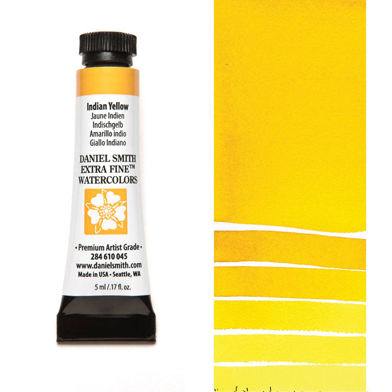 Peinture aquarelle Daniel Smith - Jaune Indien - 5 ml - Série 3