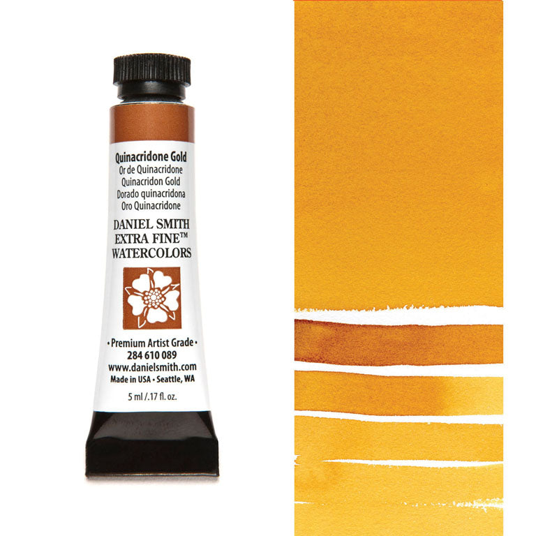 Peinture aquarelle Daniel Smith - Or de Quinacridone - 5 ml - Série 2