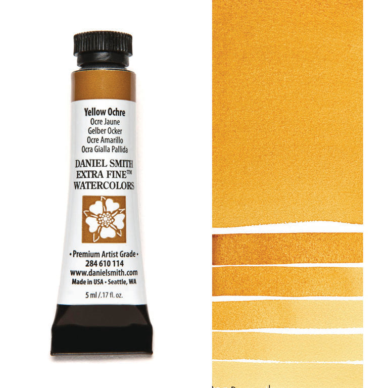 Peinture aquarelle Daniel Smith - Jaune Ocre - 5 ml - Série 1