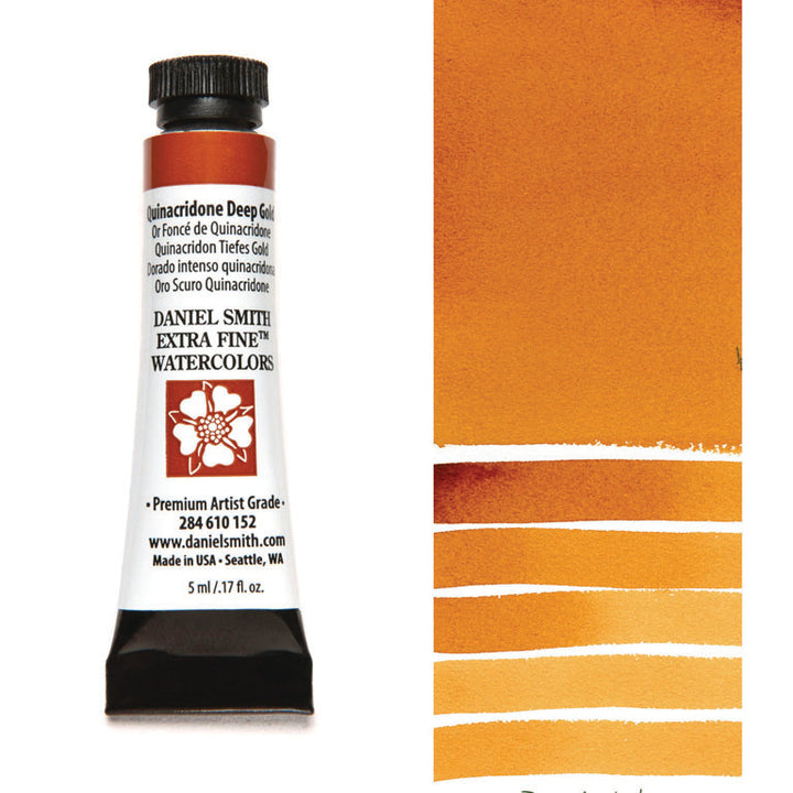 Peinture aquarelle Daniel Smith - Or Quinacridone Foncé - 5 ml - Série 2