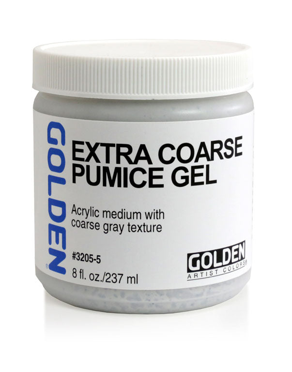 Gel GOLDEN® de Pierre Ponce Extra Granuleux  8 OZ