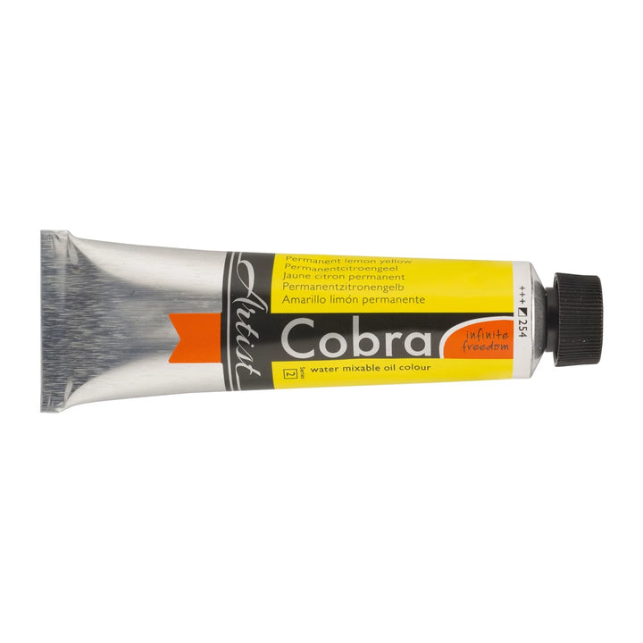 PEINTURE HUILE COBRA ARTIST JAUNE CITRON PERMANENT - 40 ML