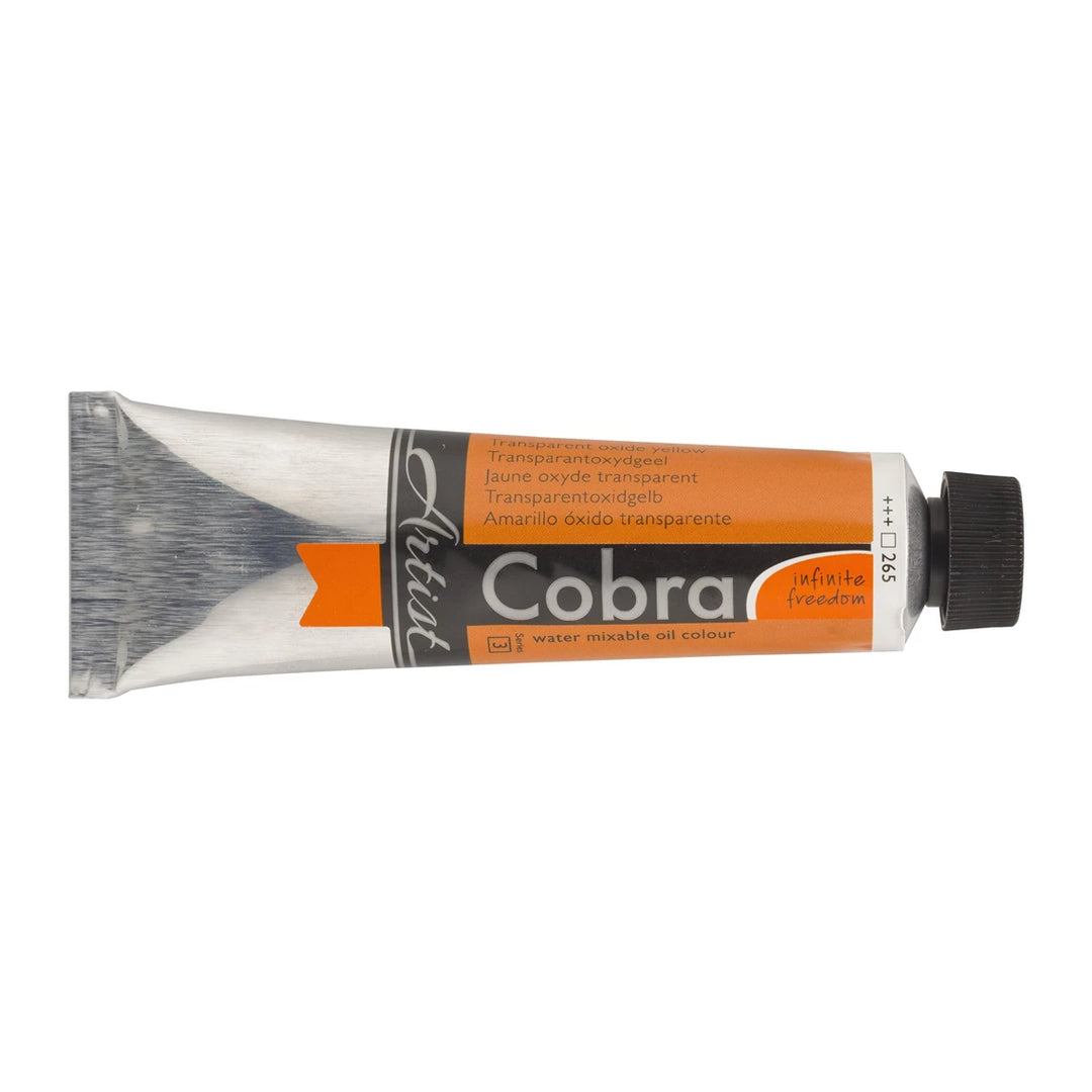 PEINTURE HUILE COBRA ARTIST JAUNE OXYDE TRANSPARENT - 40 ML