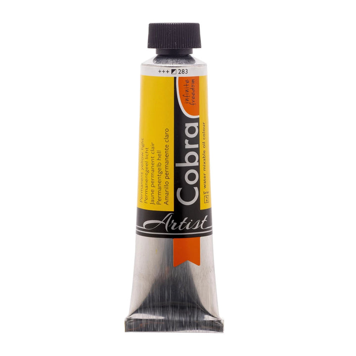 PEINTURE HUILE COBRA ARTIST JAUNE PERMANENT CLAIR - 40 ML